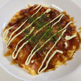 ●ダイエットにも●お好み焼き風キャベチーズ焼き